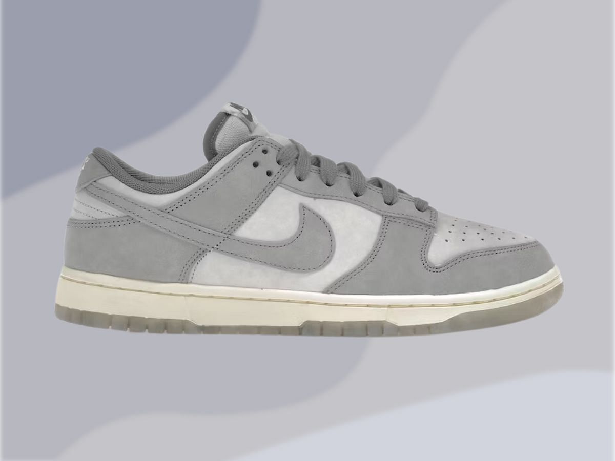 The Dunk Low &quot;Cool Grey&quot; women&#039;s football sneakers (Image via StockX)