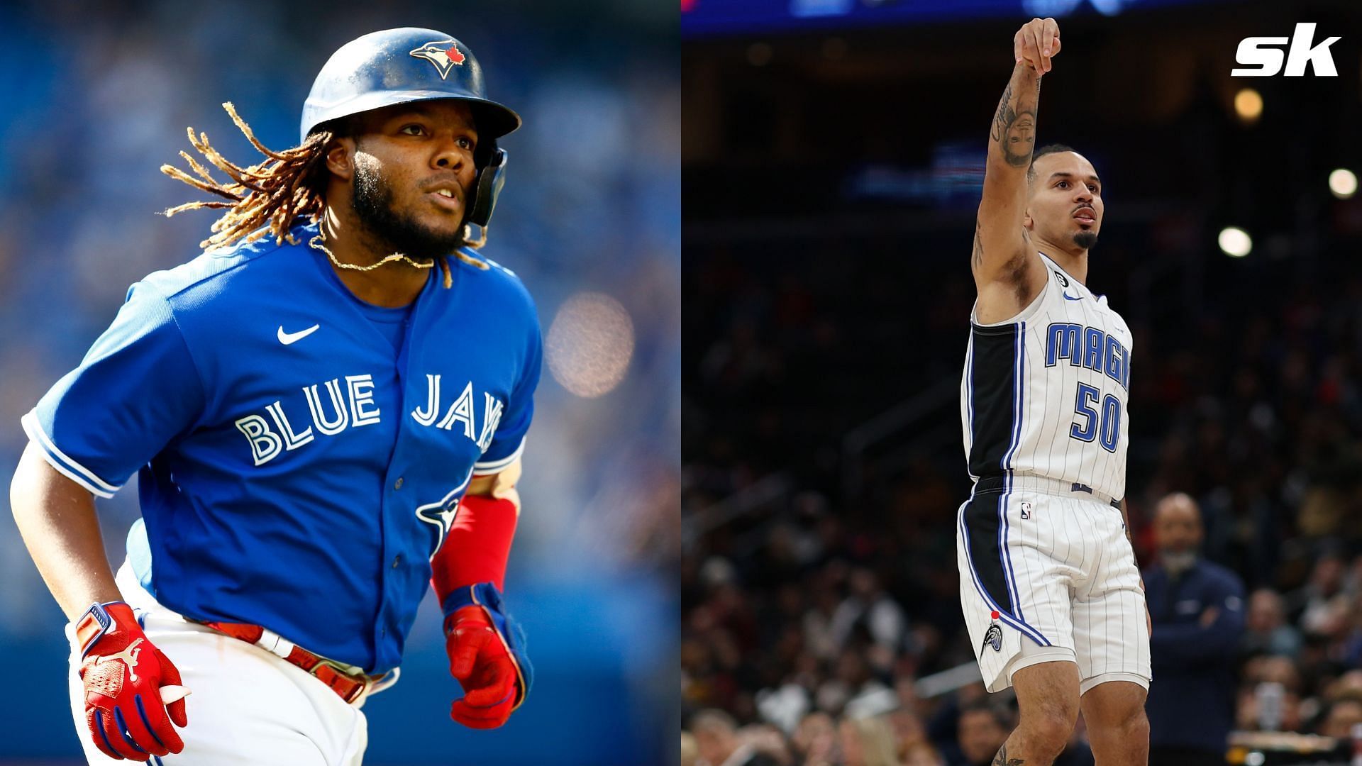 A jersey swap between Vladimir Guerrero Jr. and Cole Anthony has fans fired up