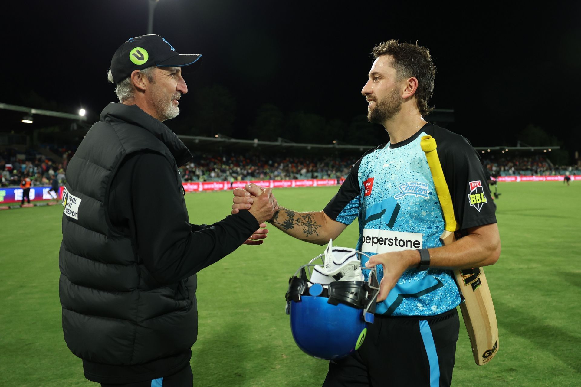 Matthew Short (right) has been a match-winner for Adelaide Strikers.