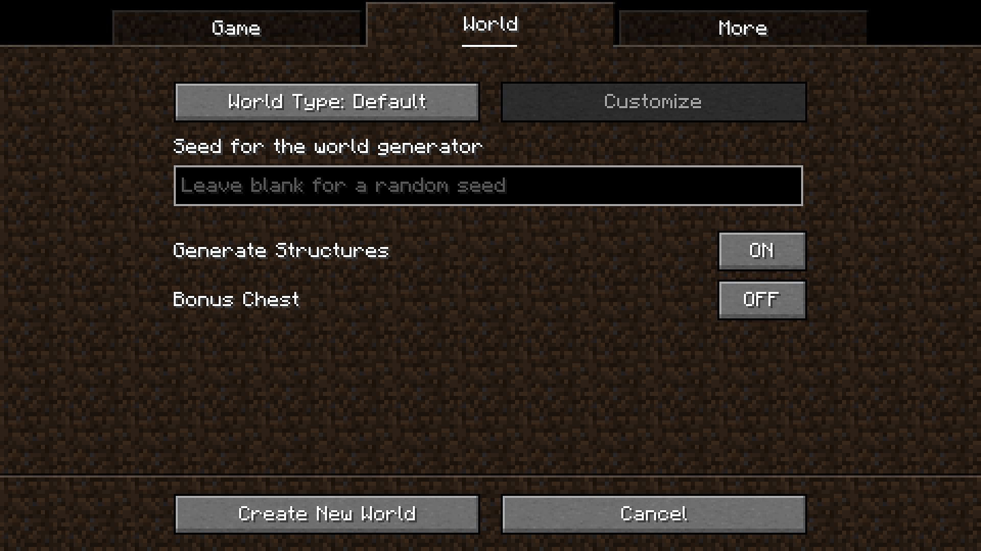 The Seed Generator may be one of the most overpowered features in Minecraft (Image via Mojang)