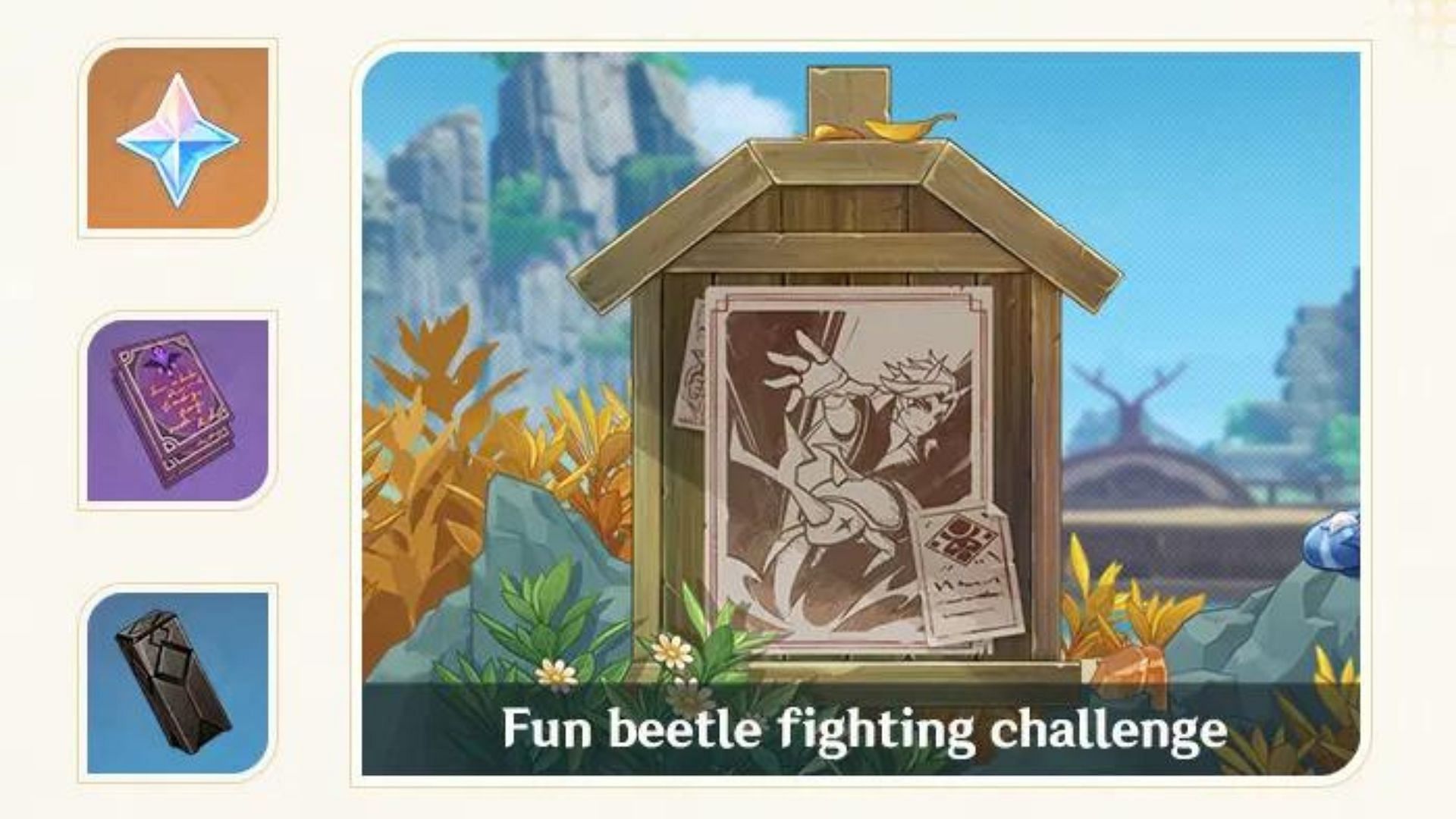 Arataki&#039;s beetle event returns (Image via HoYoverse)