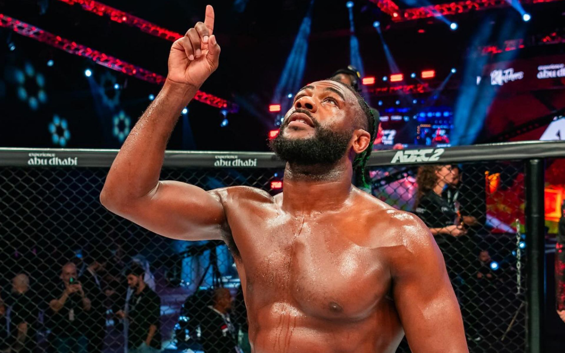 Aljamain Sterling after his recent grappling win at ADXC 2 [Photo Courtesy @funkmastermma on Instagram]
