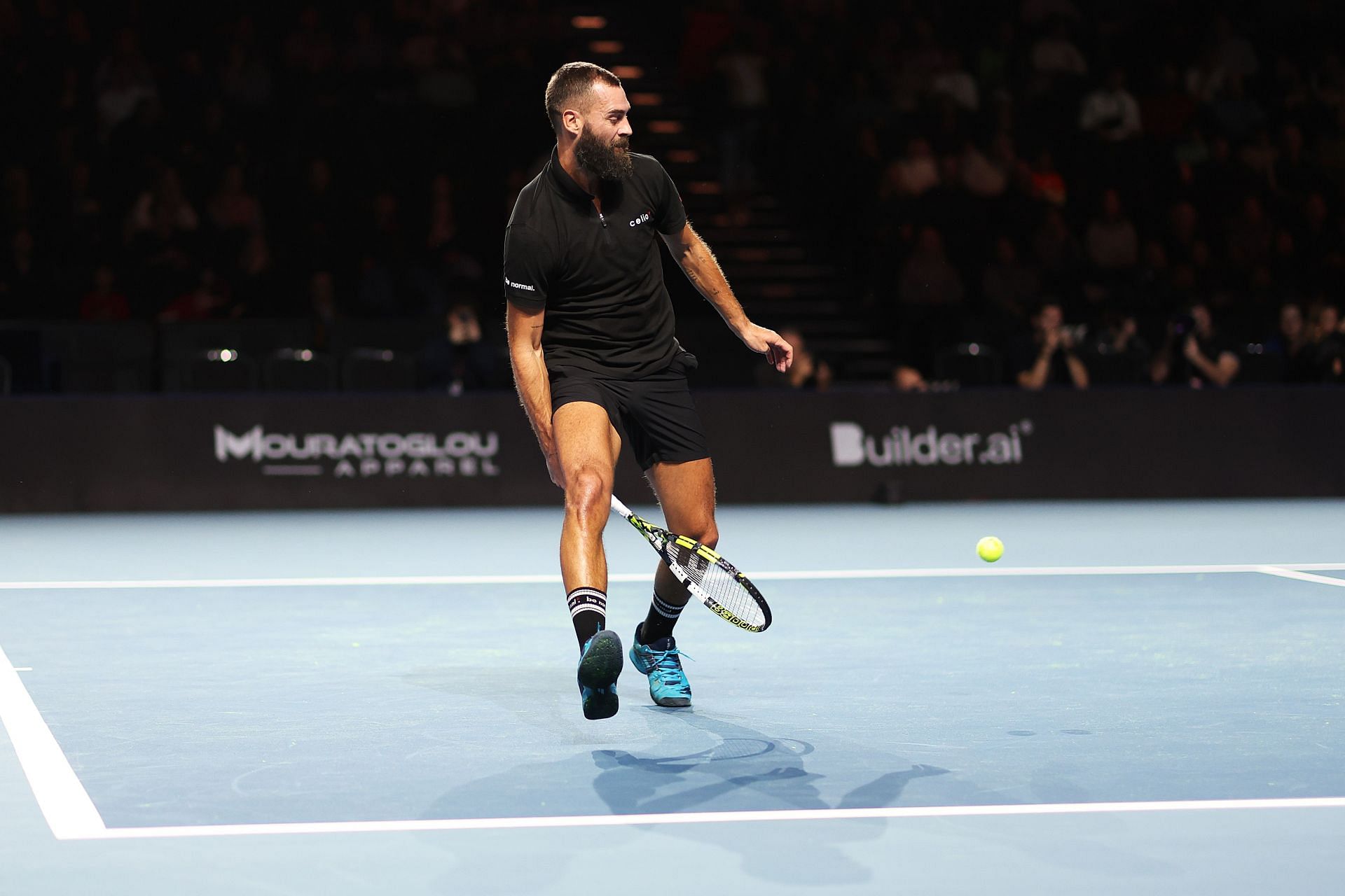 Benoit Paire in action at UTS grand final London