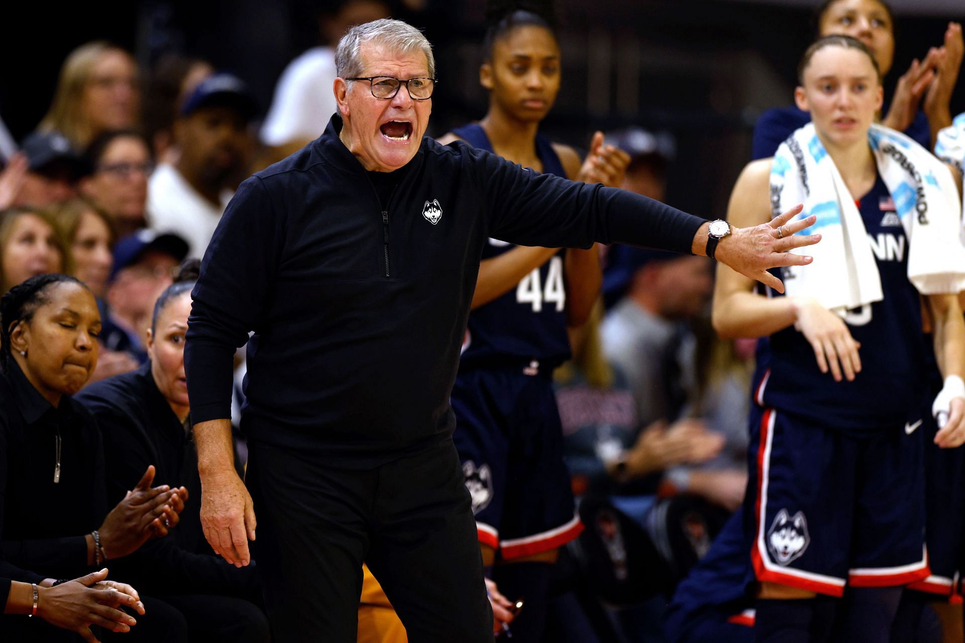 UConn women&#039;s basketball coach Geno Auriemma has 11 NCAA titles to Dan Hurley&#039;s one, but earns nearly $3 million per year, while Hurley tops the $5 million mark.