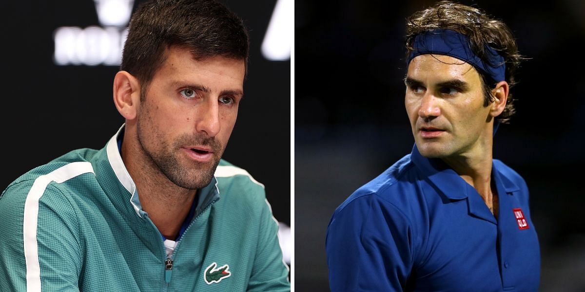 Novak Djokovic and Roger Federer have wona combined 44 Grand Slam titles.