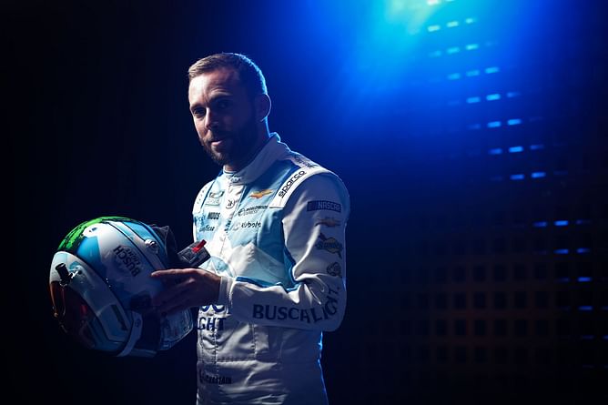 Busch Light reveals first of several paint schemes to adorn Ross Chastain's car during 2024 NASCAR Cup season
