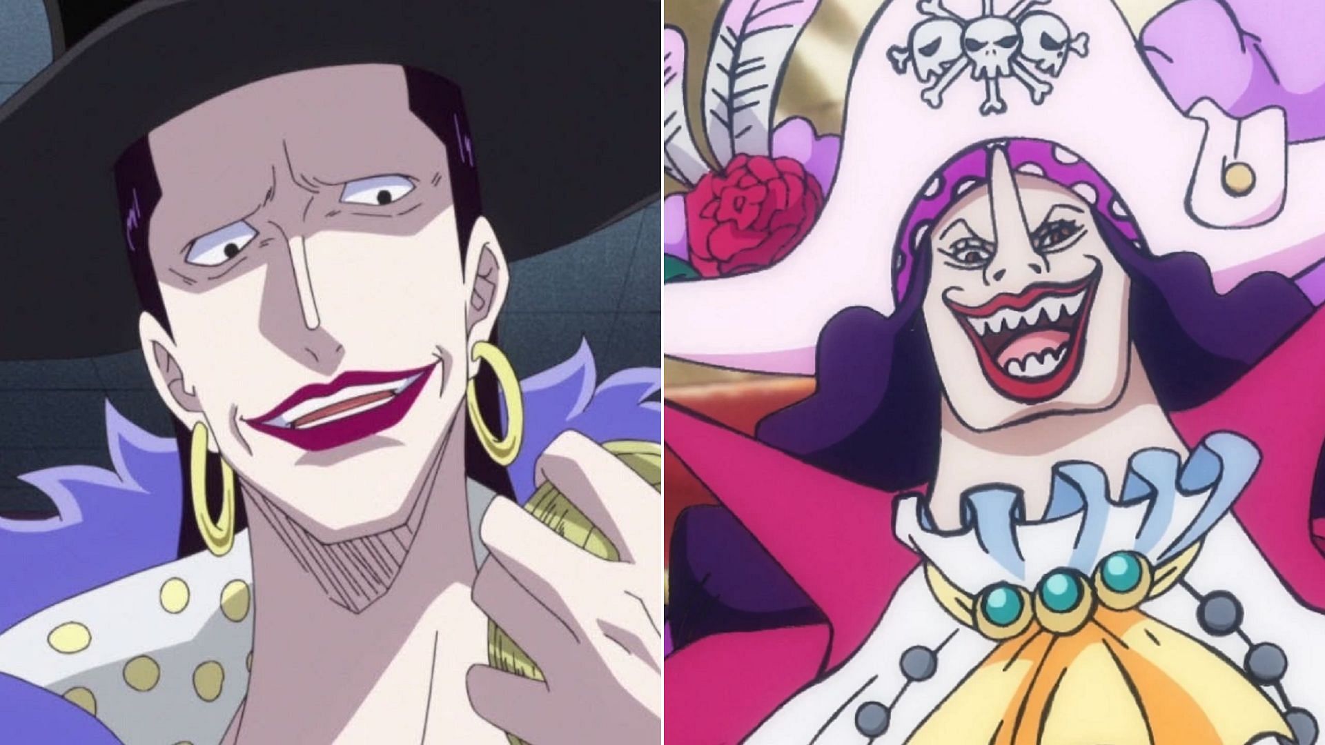 Lafitte and Catarina Devon as seen in One Piece (Image via Toei Animation)