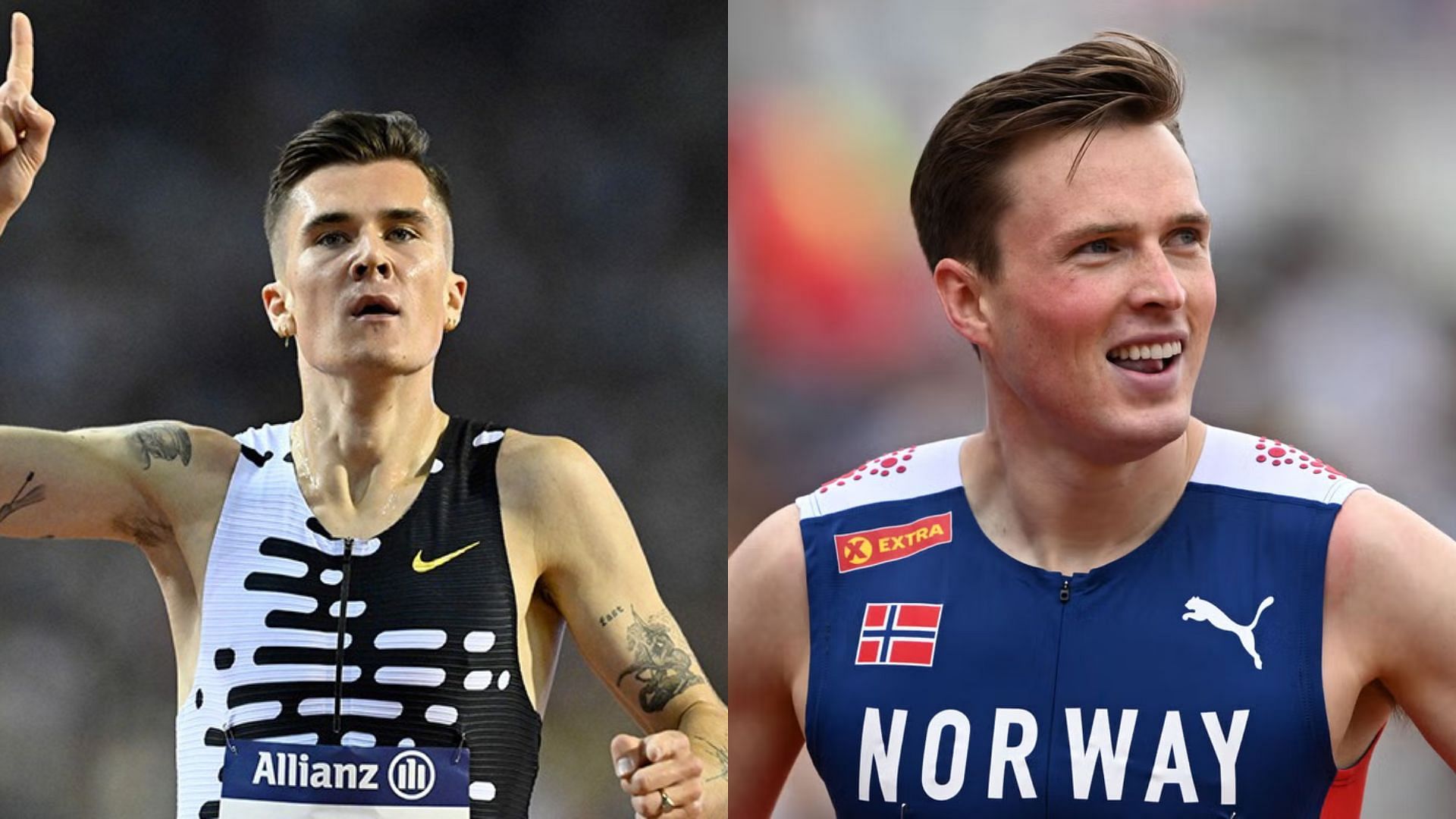 Jakob Ingebrigtsen and Karsten Warholm