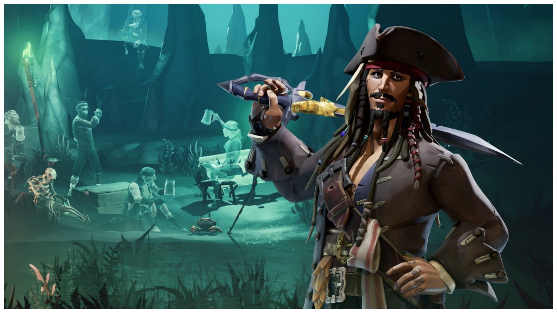 Jack Sparrow on the cover of A Pirate&#039;s Life. (Image via Rare)