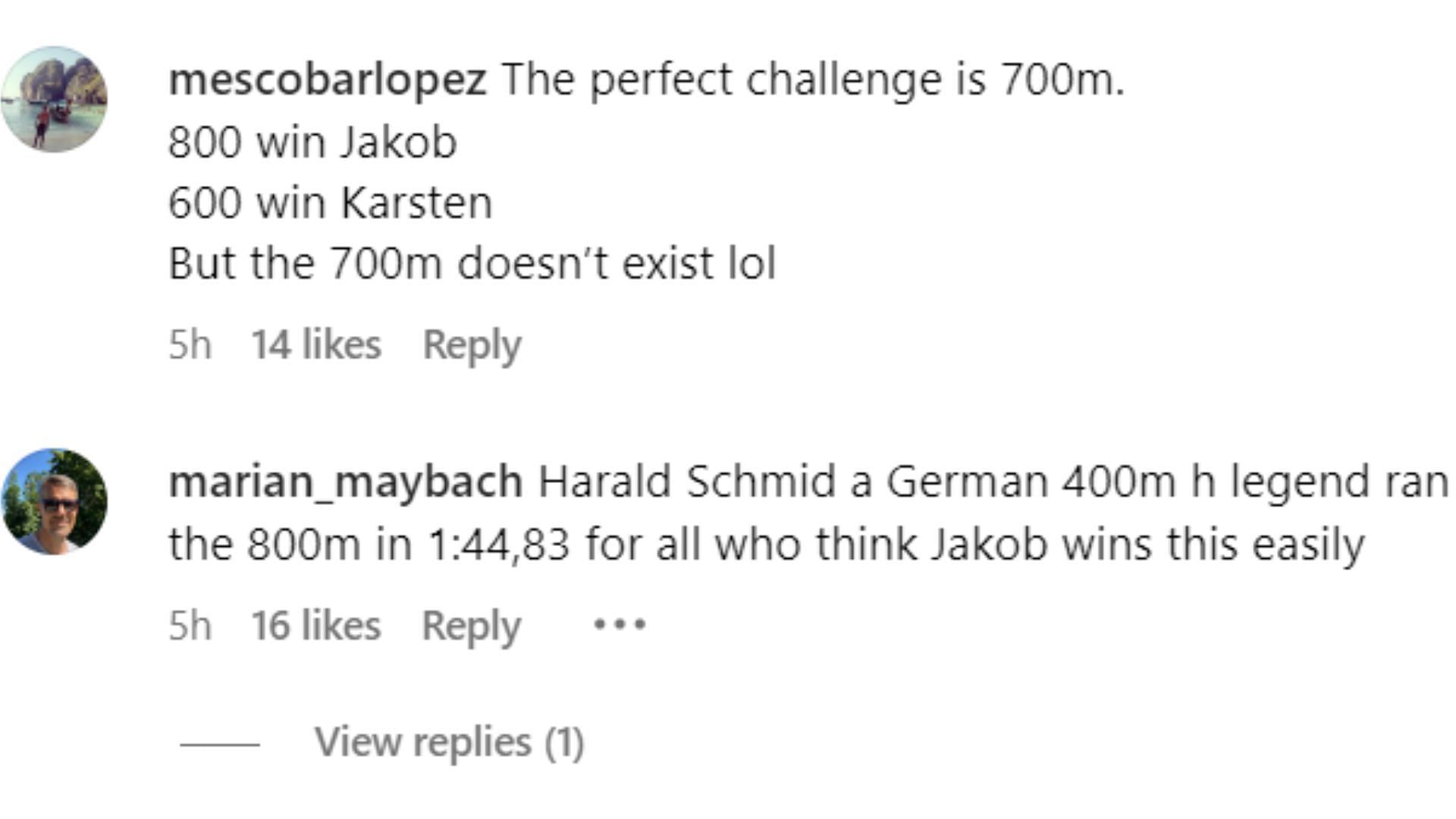 Fan Reactions Image via Instagram/World Athletics