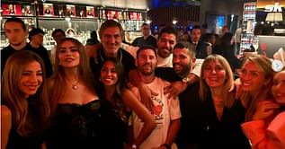 Inter Miami stars Lionel Messi, Luis Suarez and Jordi Alba and their partners link up with Hollywood actress Sofia Vergara in Miami