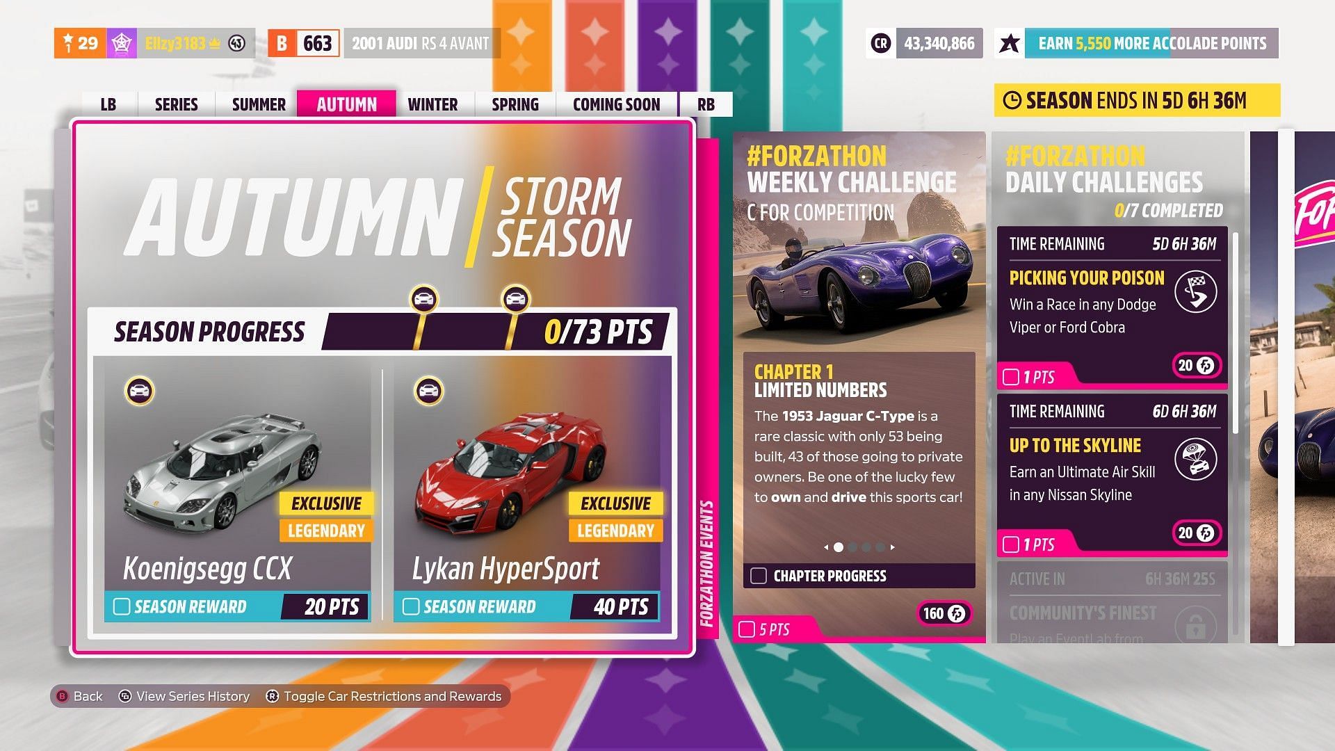 Seasonal events feature various racing and exploration events (Image via Playground Games)