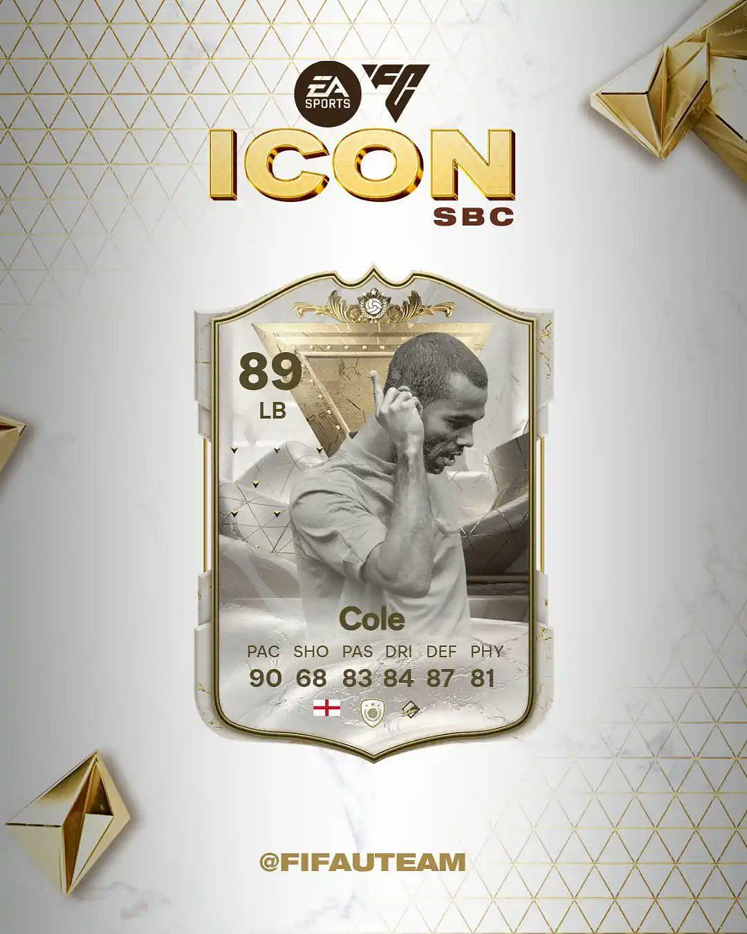 The Icon card was released earlier during the Centurions promo (Image via FIFAUteam)