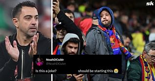"Is this a joke?", "Should have started smh" - Fans unhappy with Xavi for not starting Barcelona star in Cup fixture against Barbastro