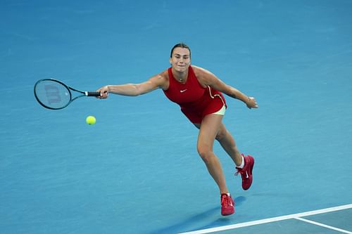 Sabalenka in action at the 2024 Australian Open