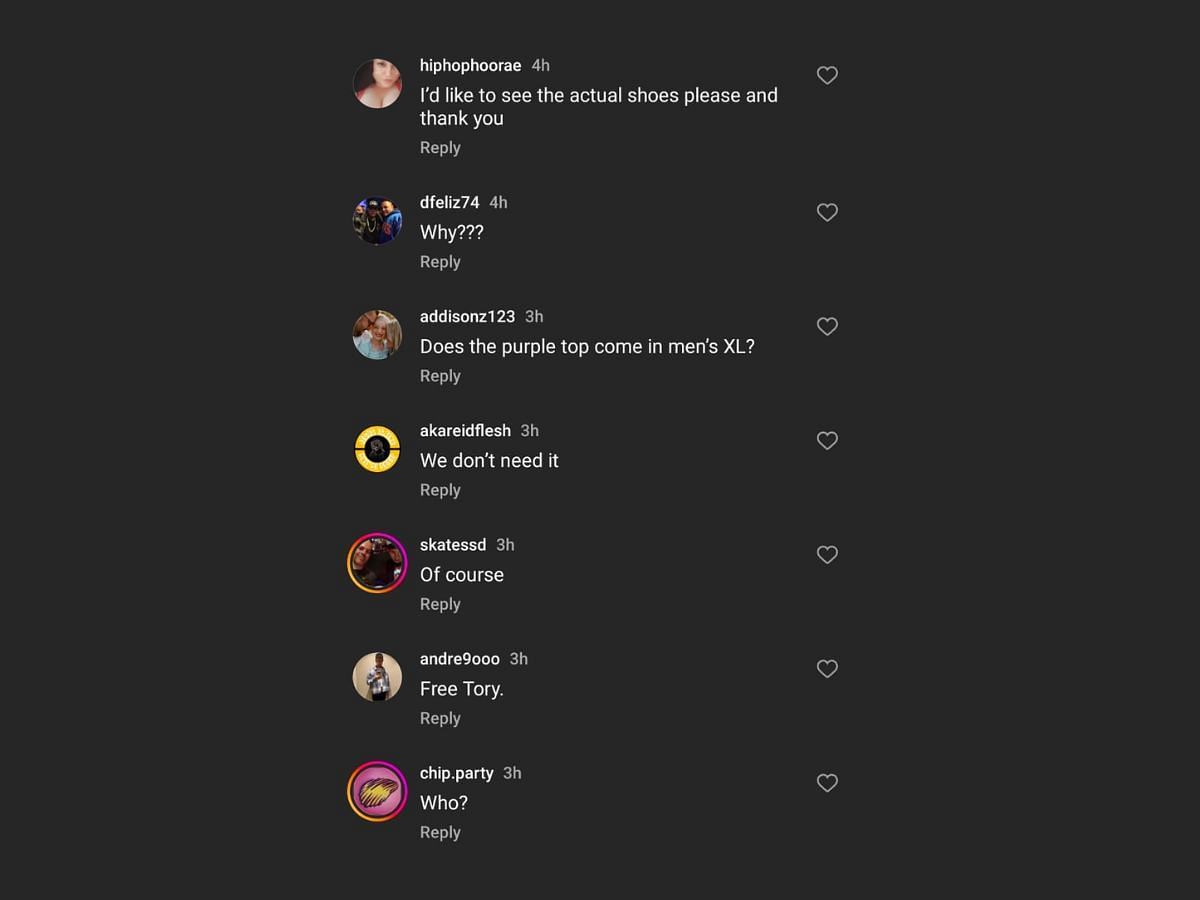 Fans&#039; opinions about Megan Thee Stallion x Nike collaboration (Image via Instagram/@sneakerfreakermag)