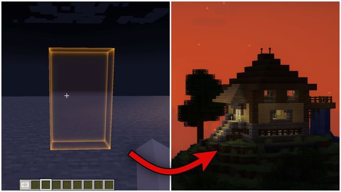 Minecraft mod that creates an in-game fast travel system