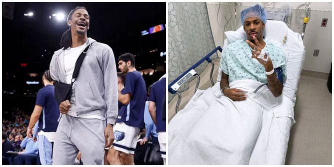In Photos: Ja Morant's first photo after shoulder injury with inspiring quote