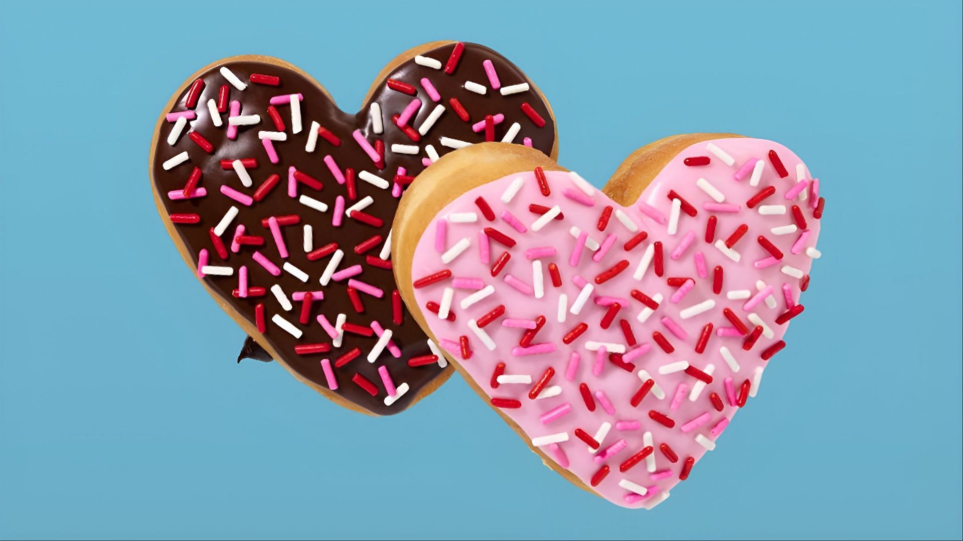 The Valentine&#039;s menu will be available for a limited time at a starting price of over $1.19 (Image via Dunkin&rsquo;)