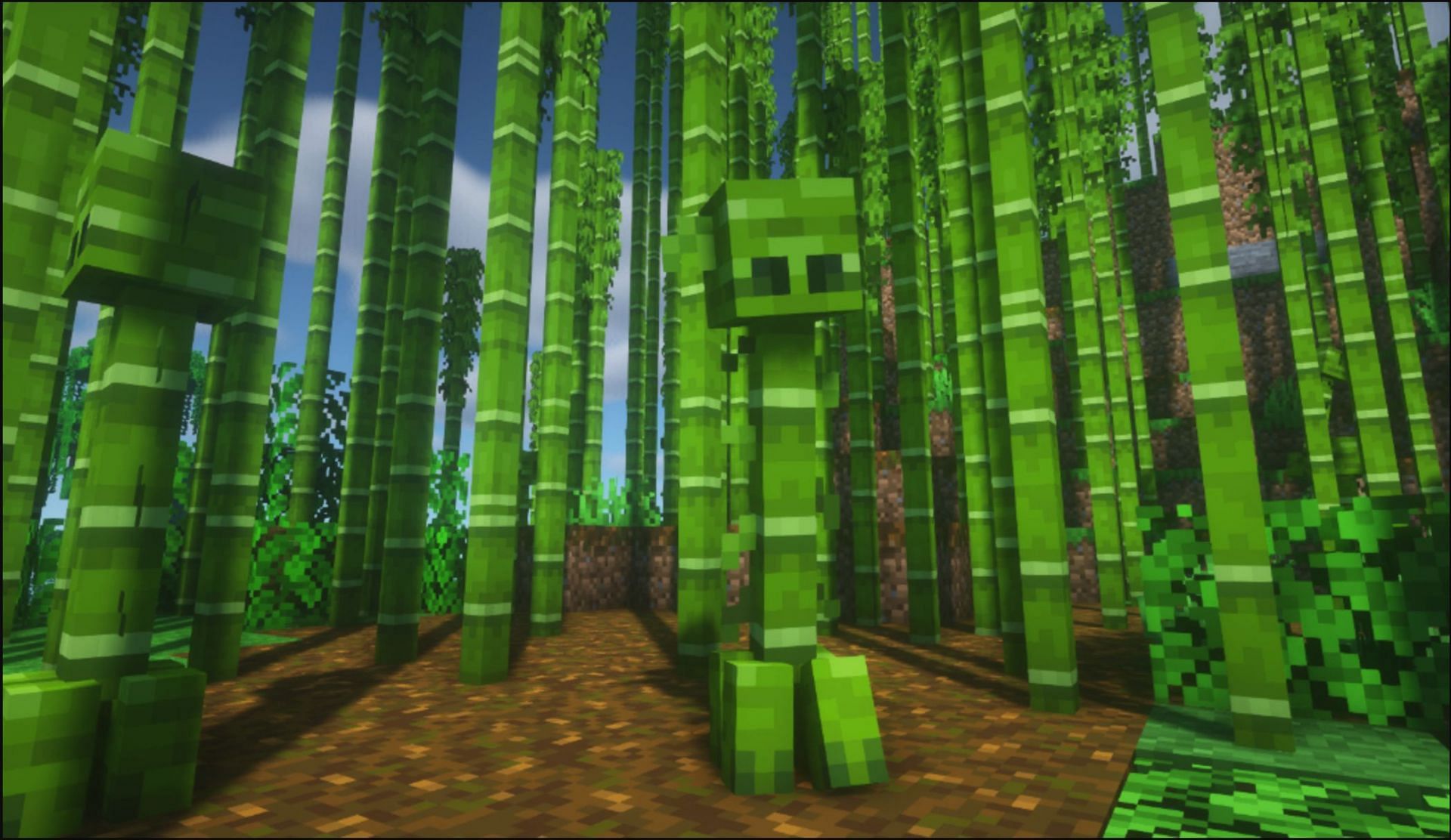 The bamboo creeper (Image via Mojang || Bonsai Studios)