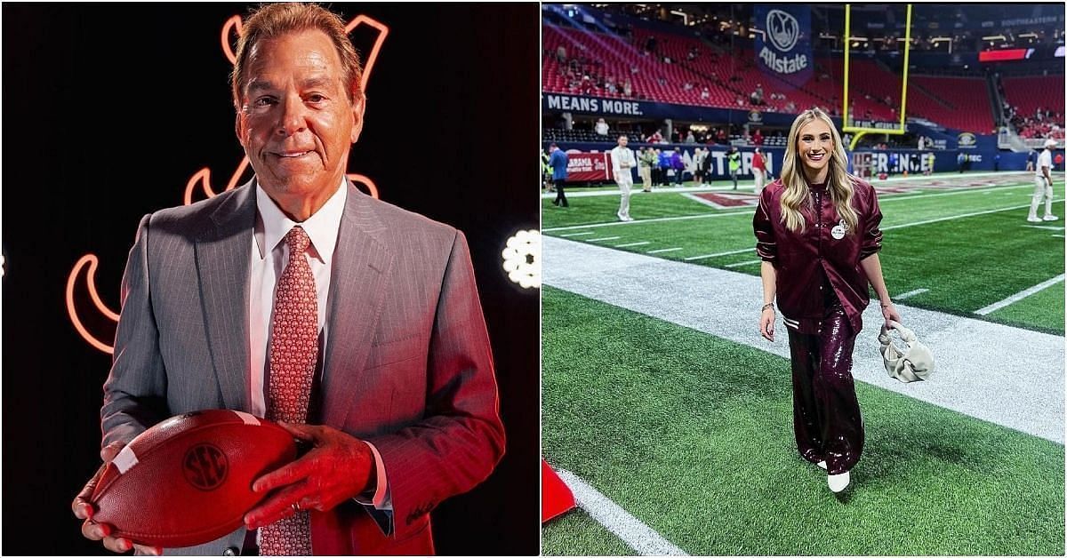 Alabama coach Nick Saban and his daughter Kristen Saban