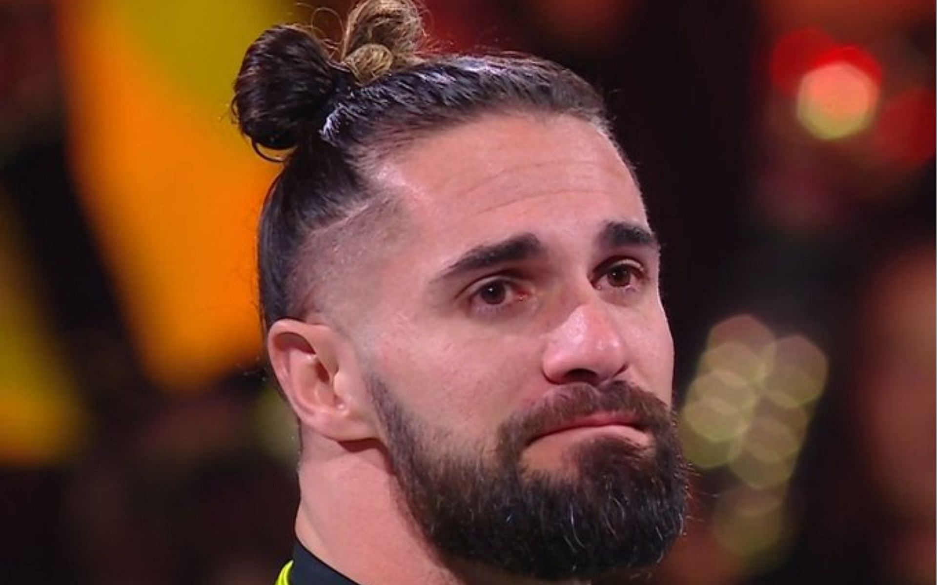 Rollins teared up after receiving &quot;Thank you&quot; chants from the WWE Universe