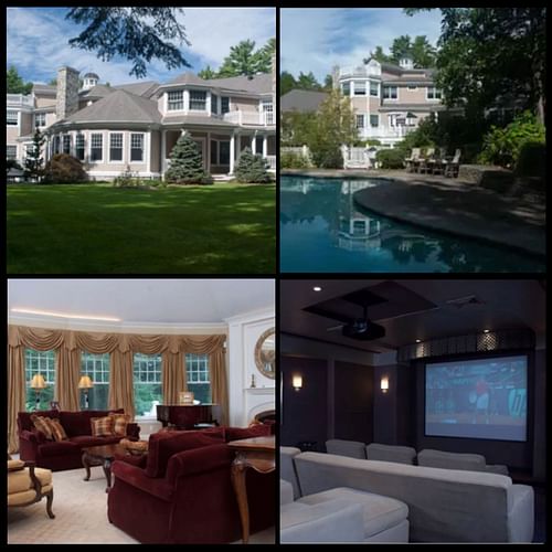 Schilling's former $8,000,000 Medfield mansion (image credit: Landmark Residential Inc.)