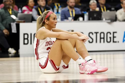 Indiana guard Sydney Parrish has been off the court since a foot injury on Jan. 19.