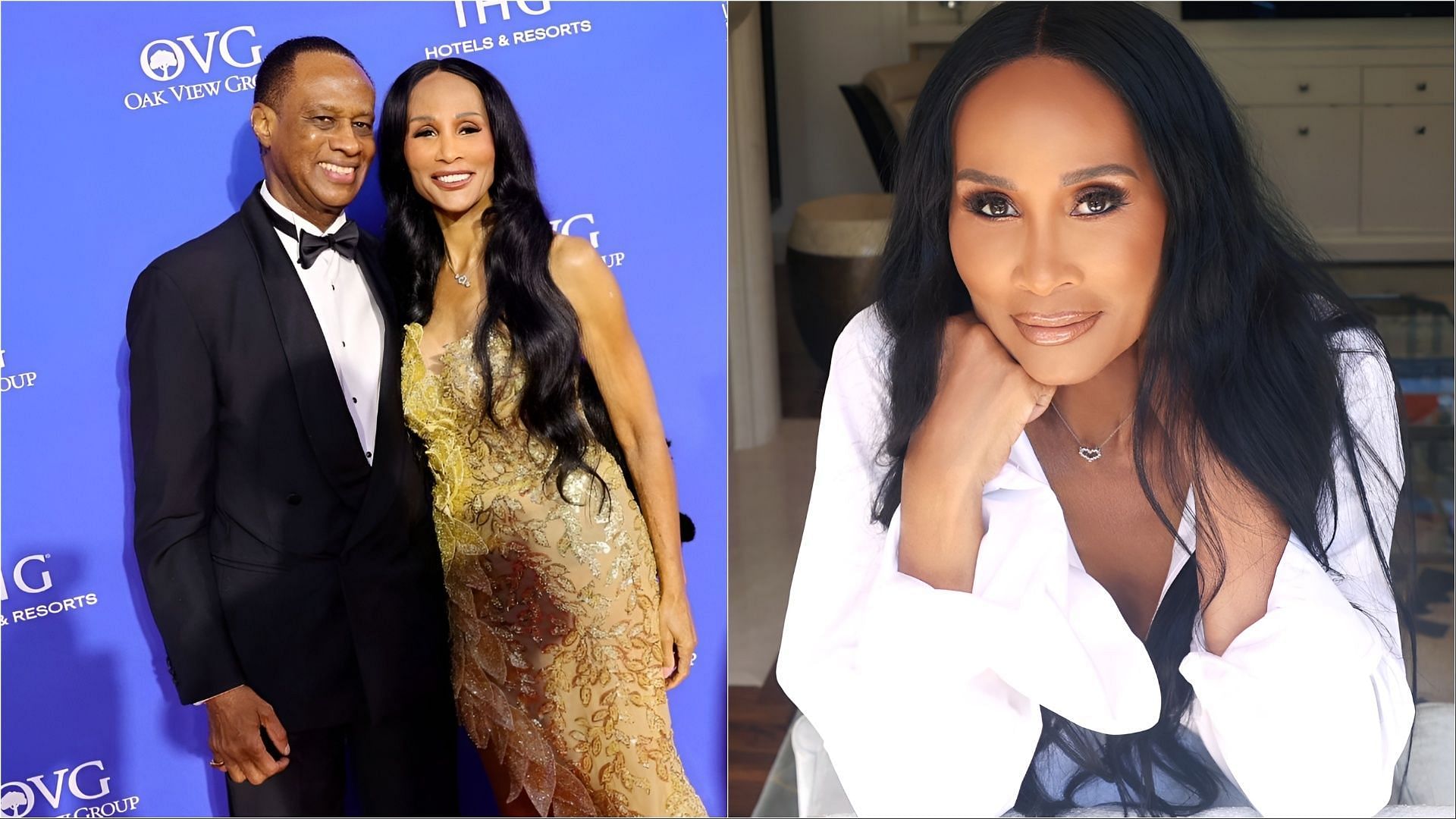 Beverly Johnson and Brian Maillian tied the knot in a secret ceremony (Image via Getty Images and Instagram/@iambeverlyjohnson)