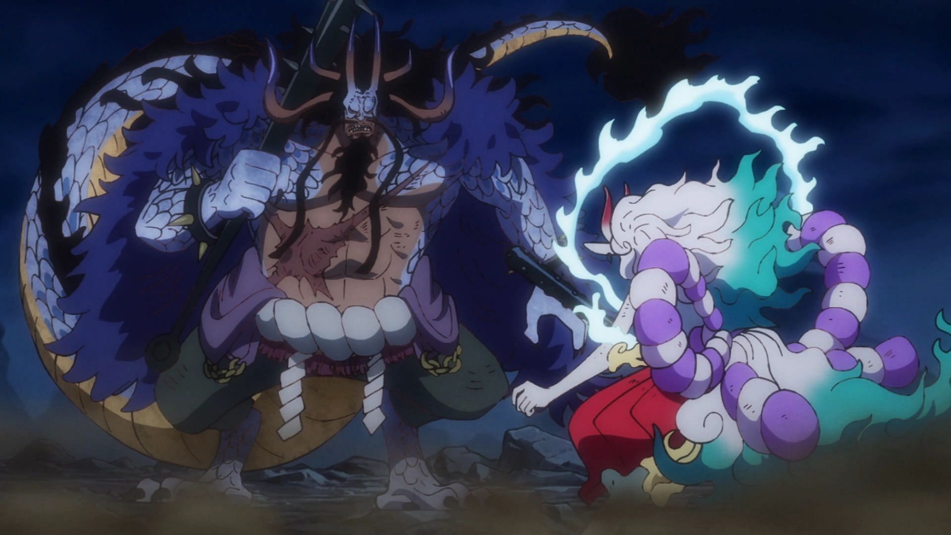 The Ogres Kaido and Yamato as seen in One Piece (Image via Toei Animation)