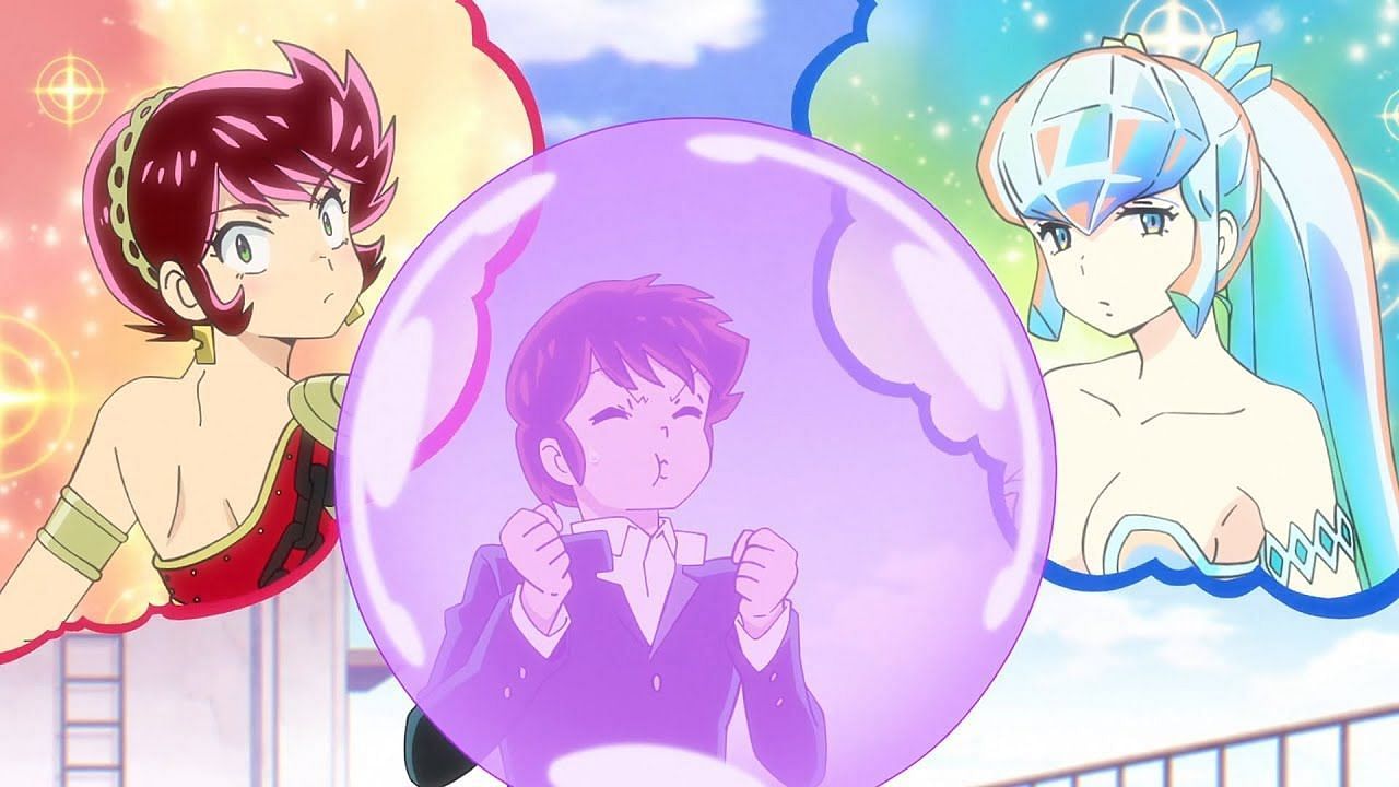 Ataru using Ten&#039;s fantasy gum (Image via David Production).