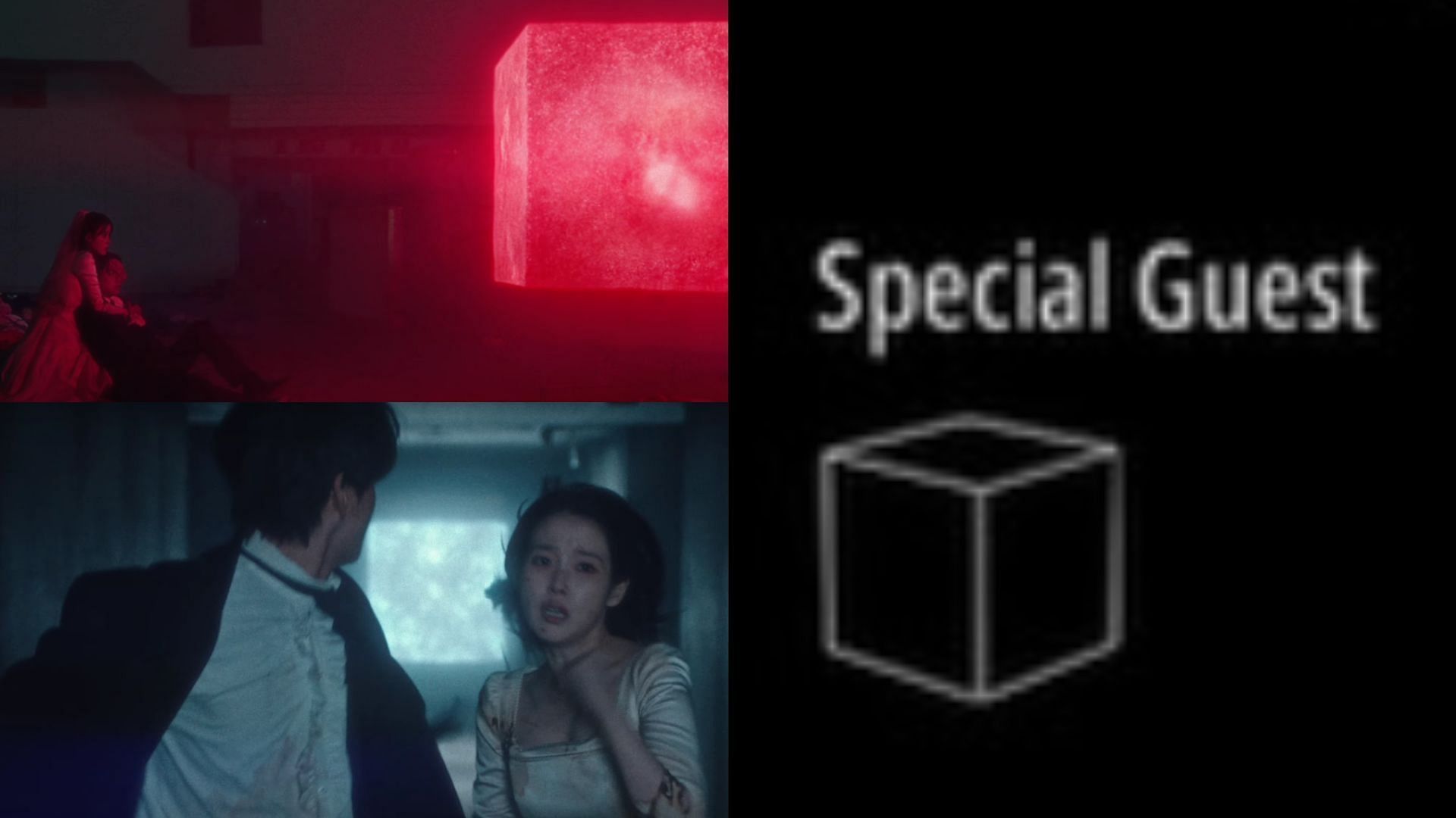 Fans speculate the cryptic cube from IU and V