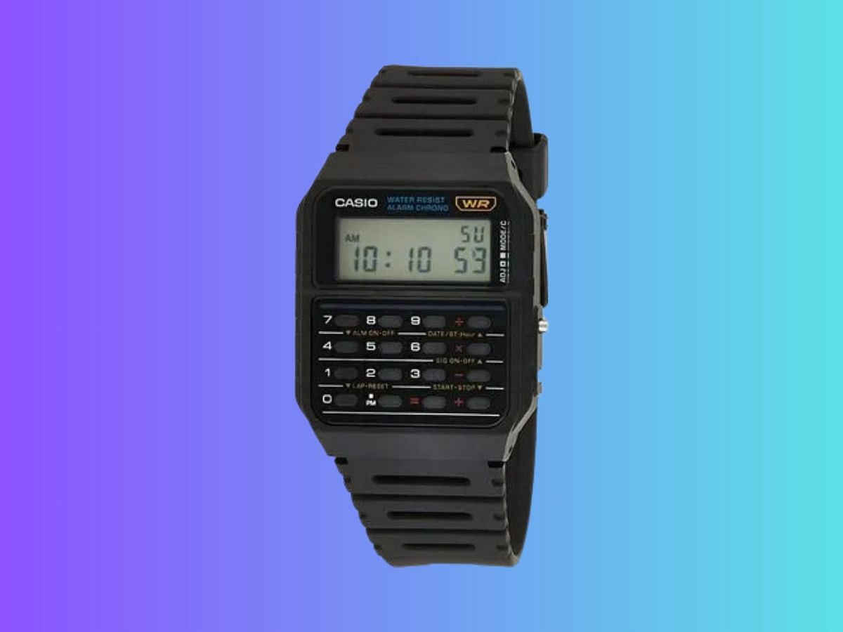 Casio CA-53W-1CR Watch Calculator (Image via Walmart)