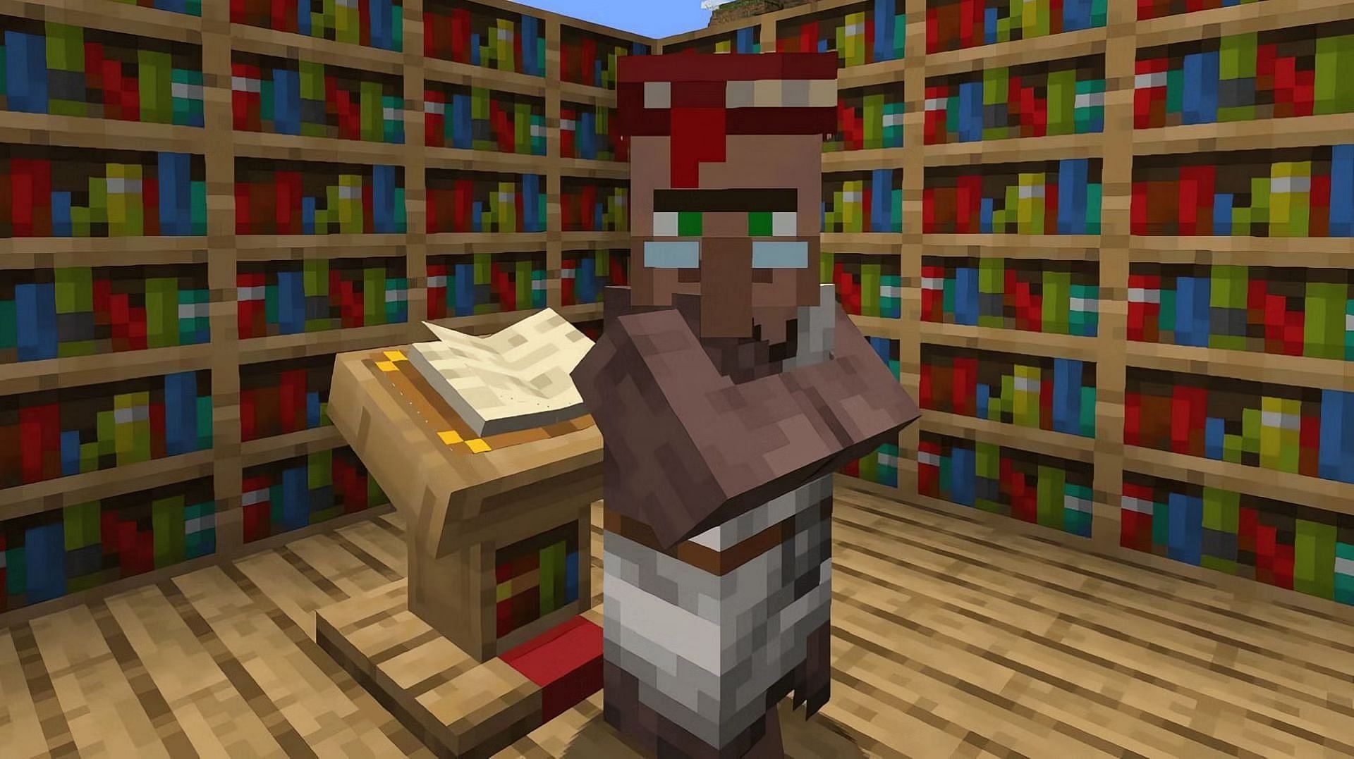 Librarian trades can be some of the most beneficial in Minecraft (Image via Mojang)