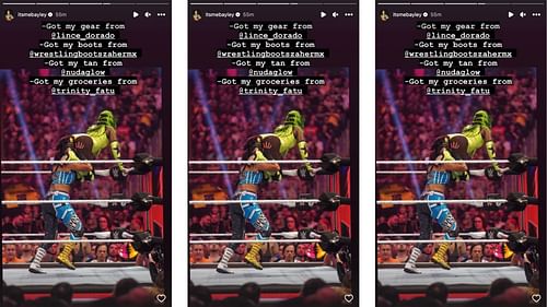 Bayley sends a hilarious message on Instagram.