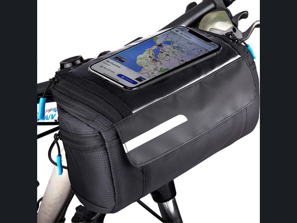 OBOVA Bike Handlebar Bags (Image via Amazon)