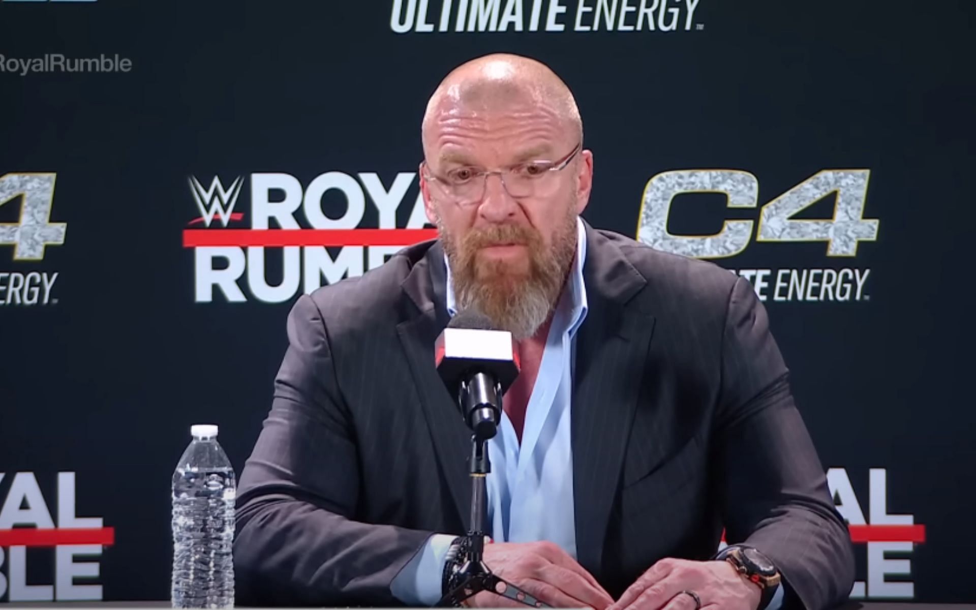 Picure Courtesy: WWE Post-Royal Rumble 2024 Press Conference on YouTube