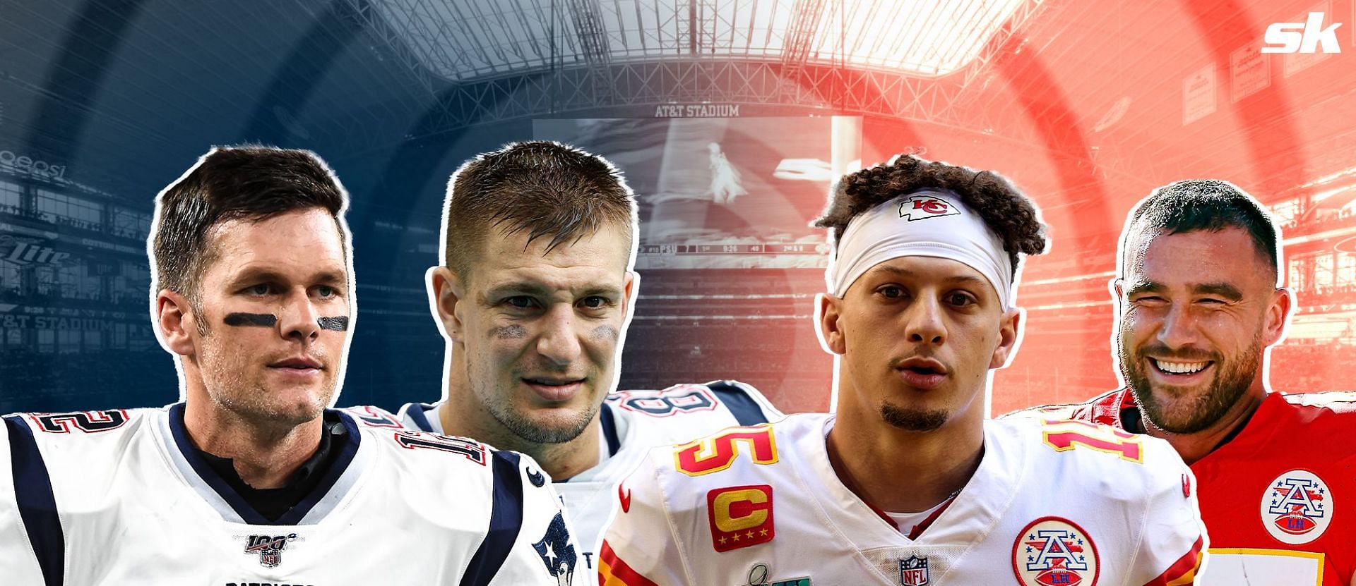 Tom Brady in awe of Patrick Mahomes &amp; Travis Kelce as Chiefs duo make playoff history