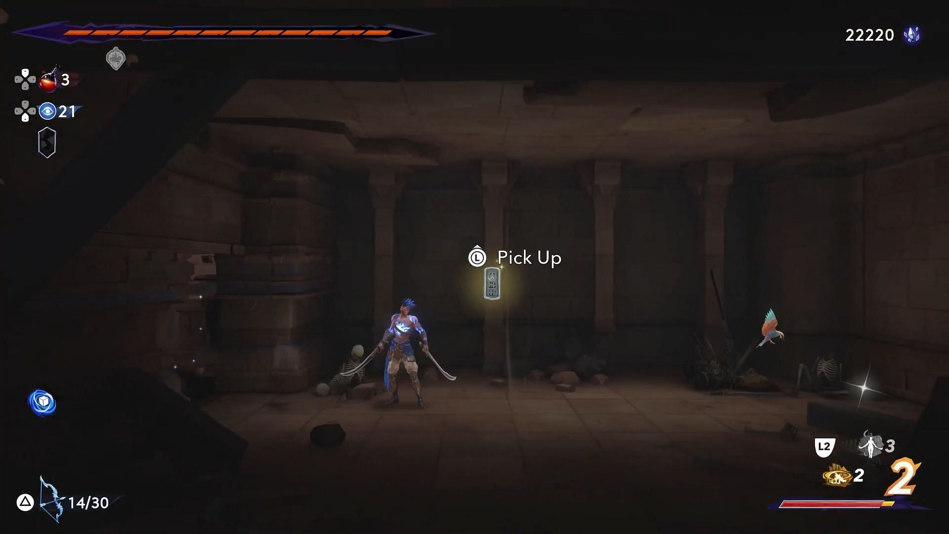 Azure Damascus Ore in Prince of Persia The Lost Crown (Image via Ubisoft)
