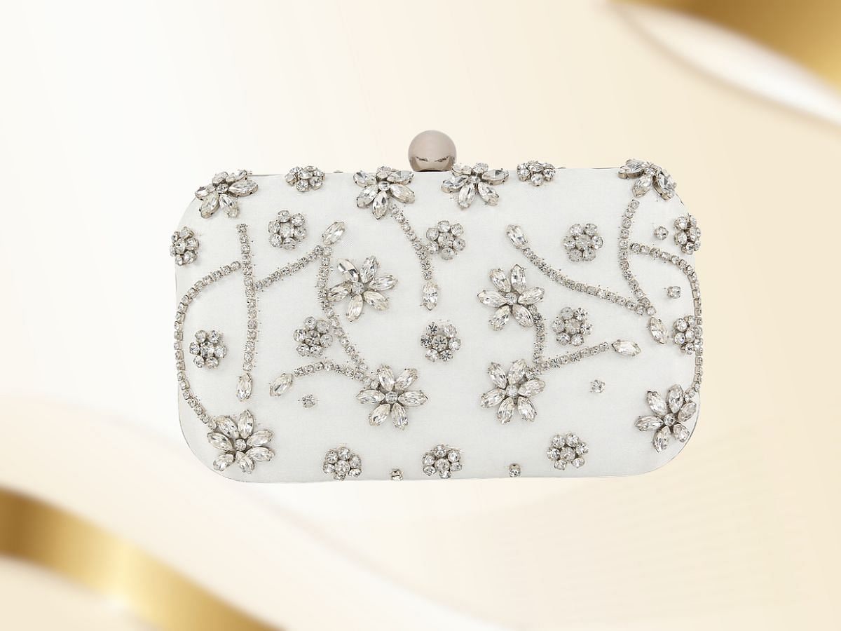 The Madison floral crystal mini audiere is one of the best Badgley Mischka bags (Image via Badgley Mischka)