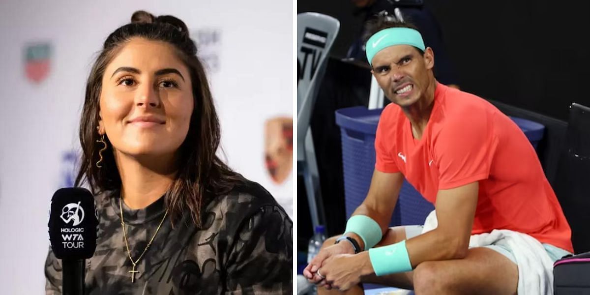 Bianca Andreescu expresses shock at Rafael Nadal