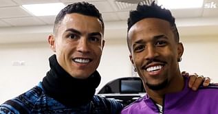 Real Madrid star Eder Militao poses alongside club legend Cristiano Ronaldo in new social media post