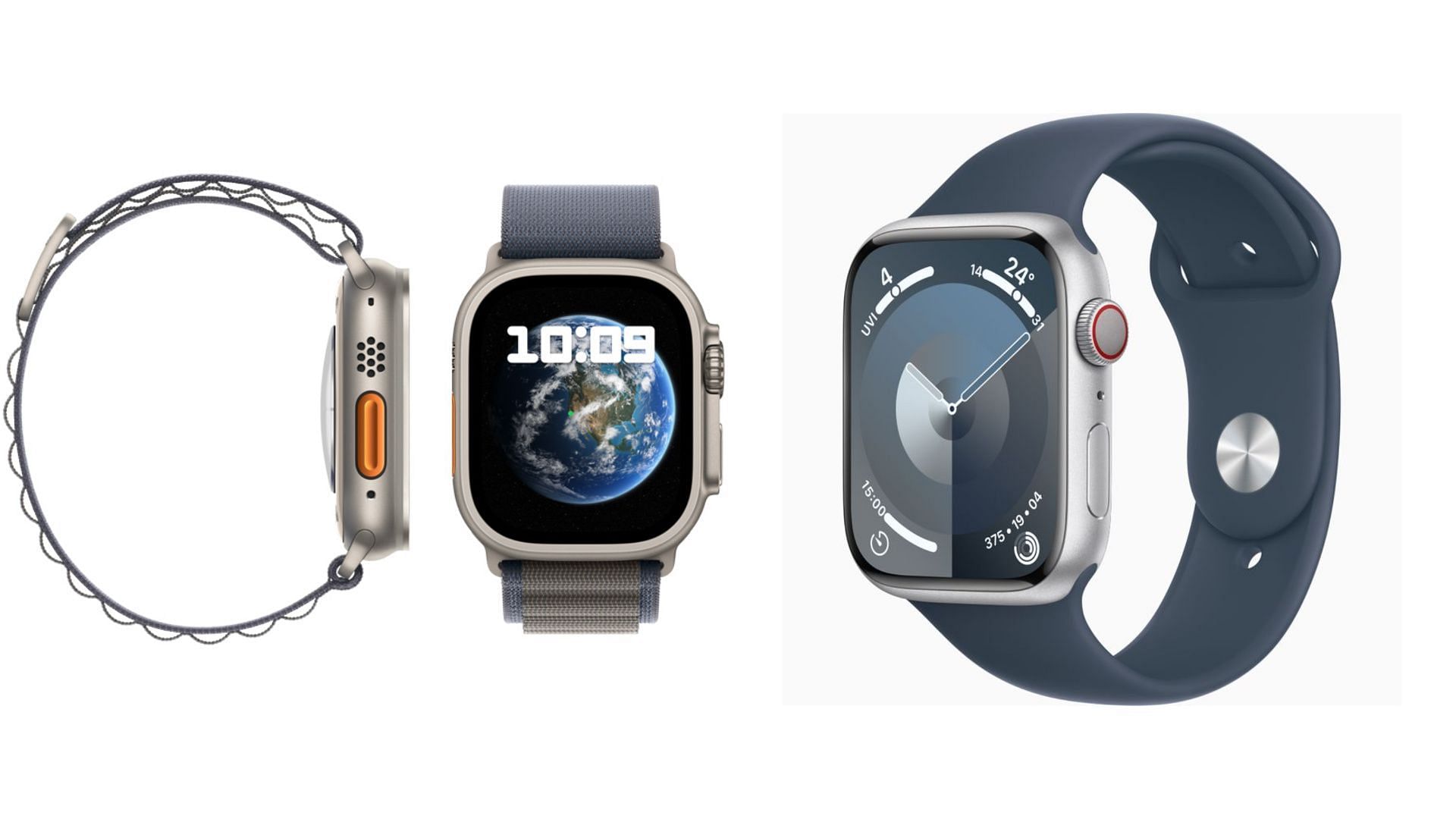 The Series 9 and Ultra 2 watches with the particular feature will be available outside the US (Image via Apple)