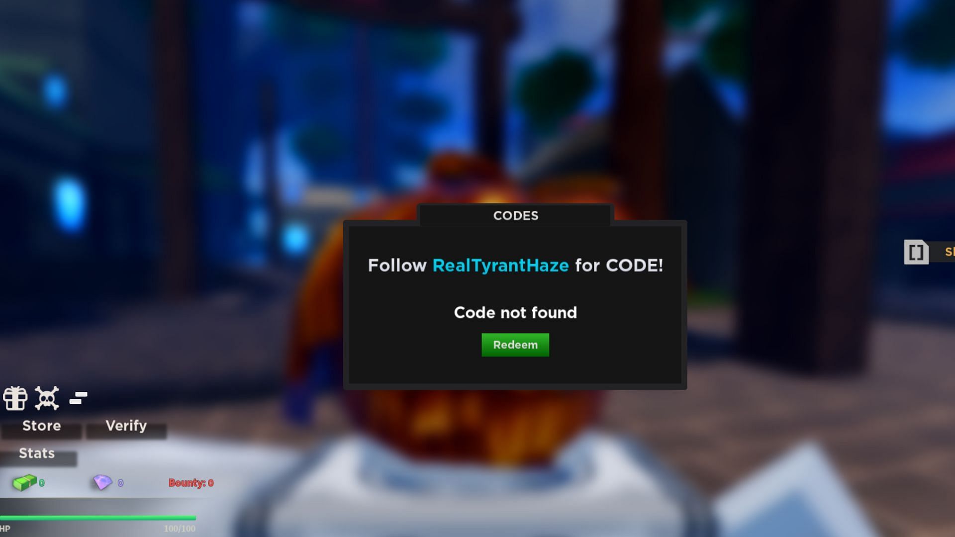 Haze Piece code troubleshooting (Roblox || Sportskeeda)