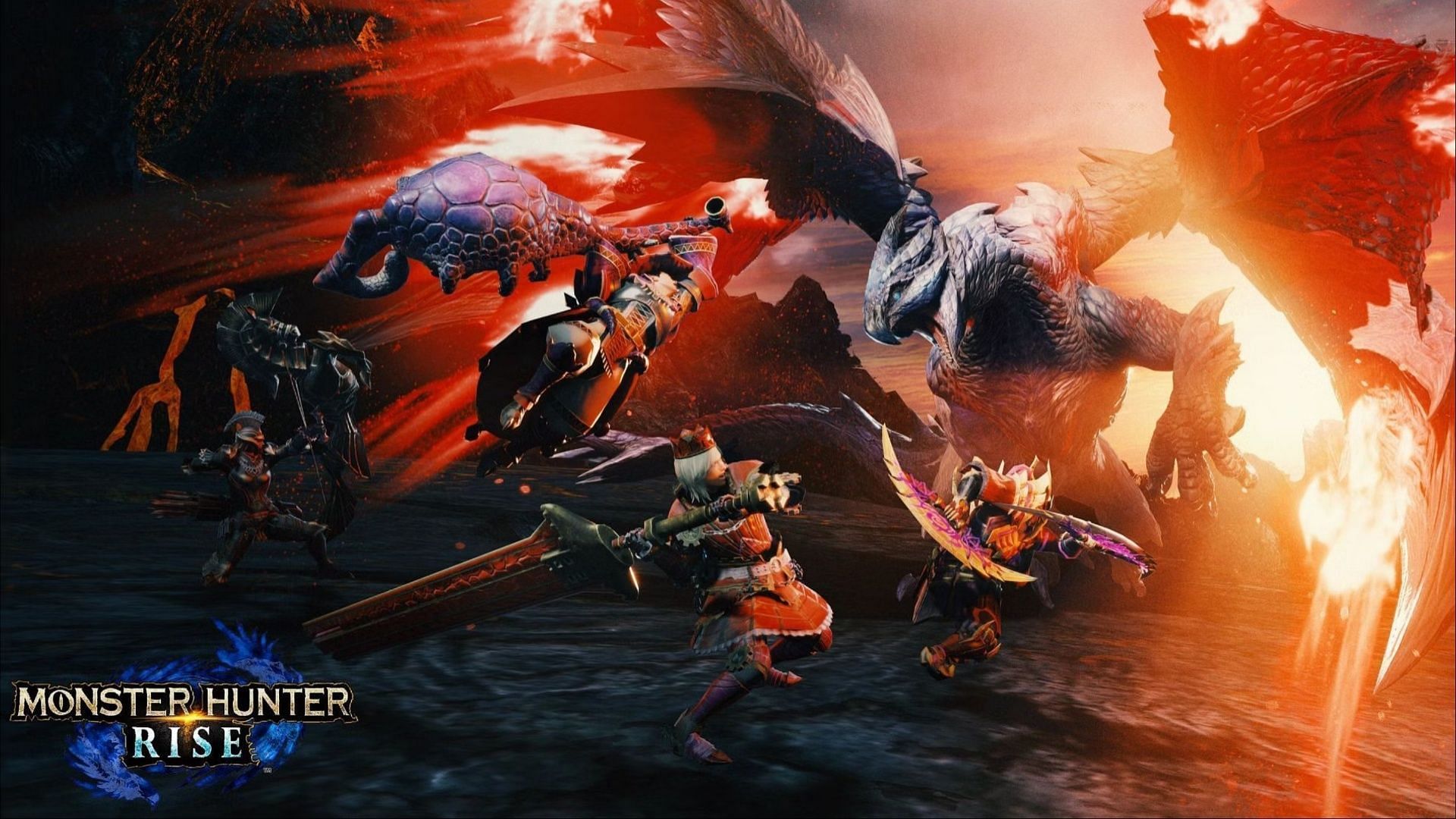 Monster Hunter Rise: Sunbreak features some of the fiercest Elder Dragons in the series (Image via Capcom)
