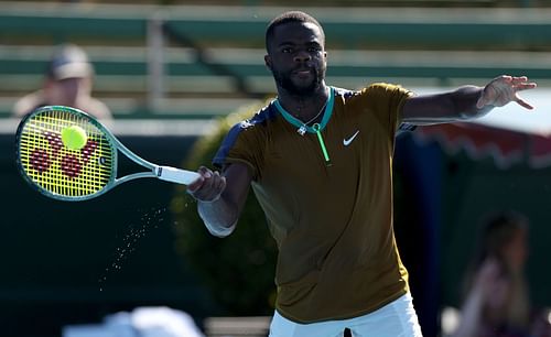 Frances Tiafoe at Kooyong in Melbourne, Australia - Getty Images