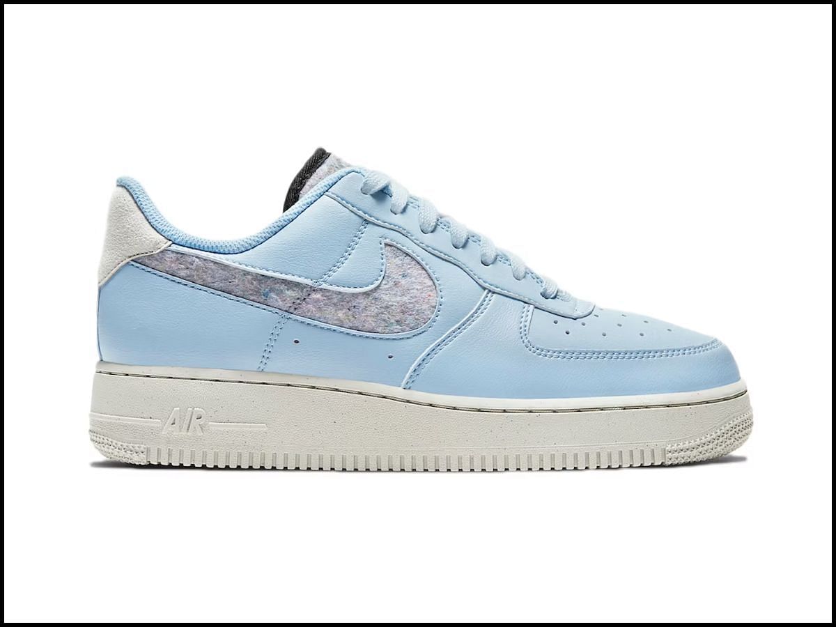 The Air Force 1 low &#039;07 &quot;Light Amory Blue&quot; sneakers (Image via StockX)