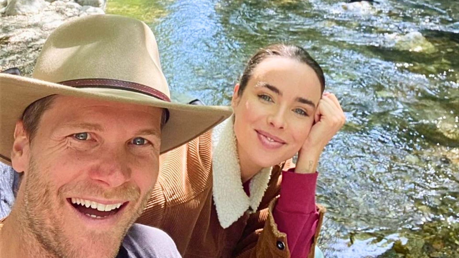 Ashleigh Brewer and Mark Bauch at Big Sur in 2022