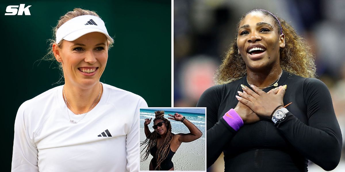 Caroline Wozniacki reacts to Serena Williams&rsquo; fun-filled vacation in the Bahamas