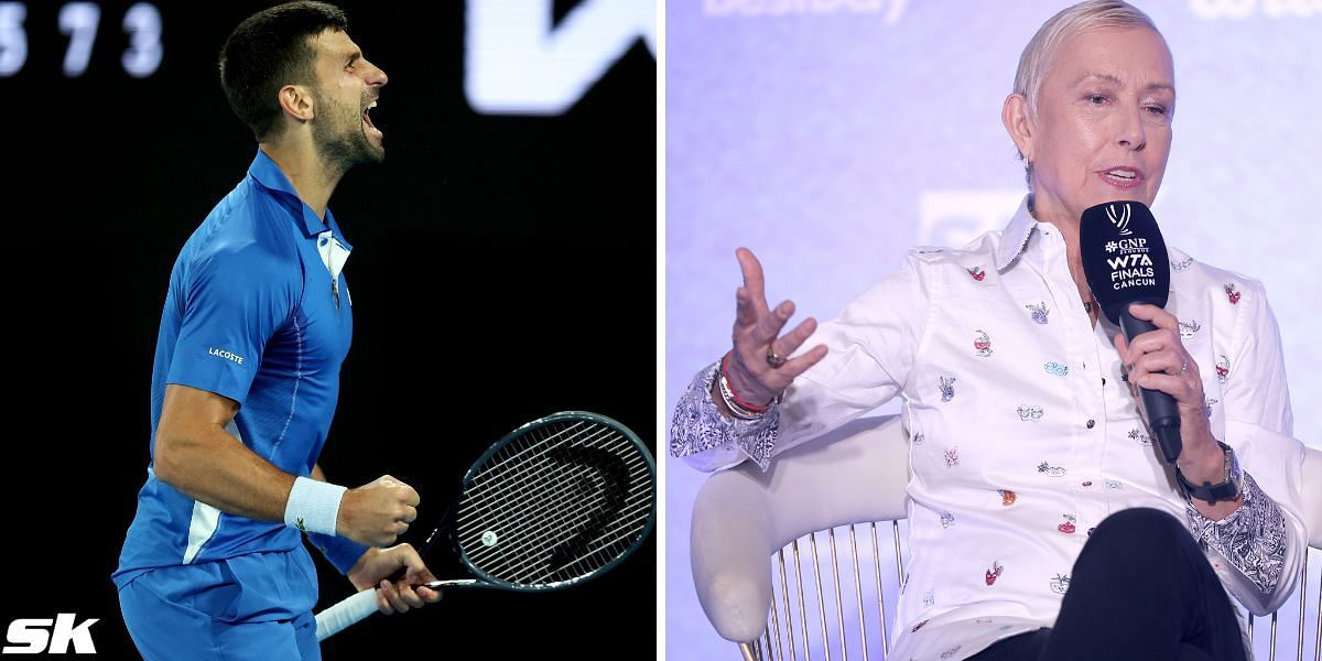 Martina Navratilova has stated that the best way Novak Djokovic can deal with hecklers is by winning his matches.